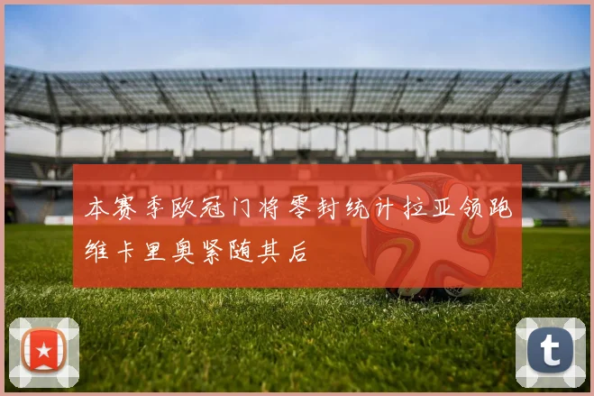 本赛季欧冠门将零封统计拉亚领跑维卡里奥紧随其后