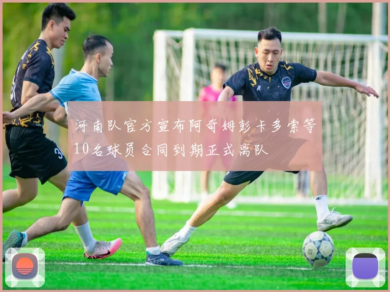 河南队官方宣布阿奇姆彭卡多索等10名球员合同到期正式离队
